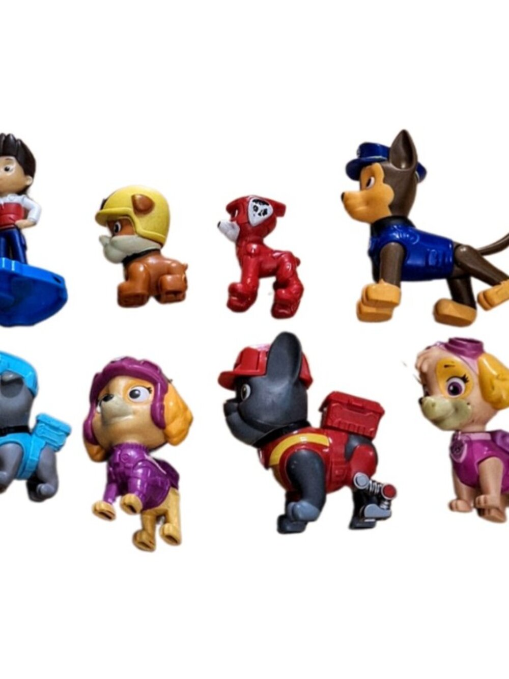 Mixed Set of 8 PAW Patrol Figures Excellent